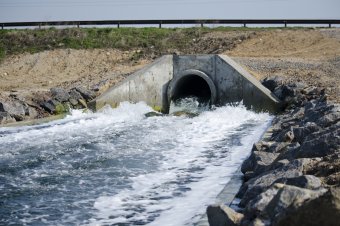 Куяльник наполняется морской водой
