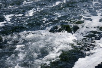 Куяльник наполняется морской водой