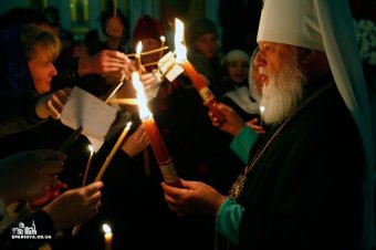 В праздник Светлого Христова Воскресения митрополит Агафангел совершил Пасхальное Богослужение в Спасо-Преображенском Одесском кафедральном соборе (фото)