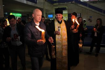 Благодатный огонь в Одессе
