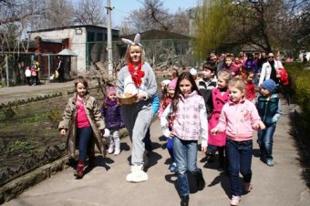 В Одесском зоопарке прошел праздник «Приключения пасхального кролика» (фото)