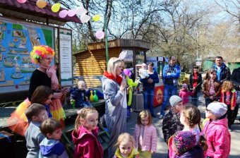 В Одесском зоопарке прошел праздник «Приключения пасхального кролика» (фото)