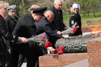 В Одессе на Аллее Славы стартовала Почетная Вахта Памяти-2015 (фото)