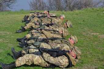 Одесские пограничники учатся вести бой на открытой местности и в городе (фото)
