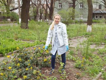 Одесские медики на субботнике (фото)