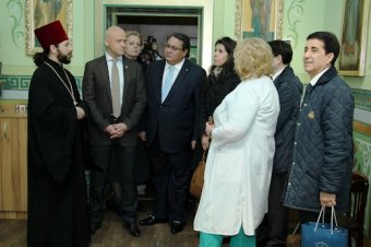 Геннадий Труханов и делегация из Италии ознакомились с организацией питания в одесской горбольнице №5 (фото) 