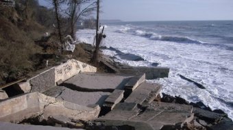 Эксперты: Состояние оползневой зоны Черноморки стабилизировалось