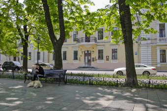 Утро на Приморском бульваре