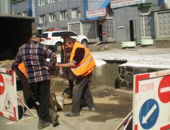 В районе улицы Мельницкой реконструировали систему ливневой канализации (фото)
