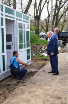 В Одессе на Трассе здоровья установлен первый канализованный туалет (фото)