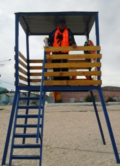 Одесские спасатели дежурят на побережье по графику курортного сезона