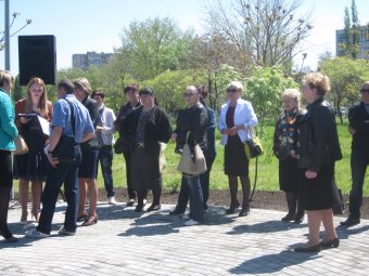К 70-летию Победы в Одессе открыли памятный знак Георгию Жукову (фото)