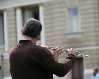 В выходной у фонтана