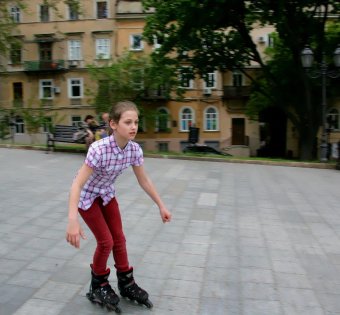 В выходной у фонтана