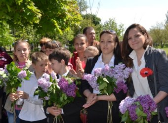 В сквере Партизанской Славы для одесских ветеранов играл оркестр (фото)