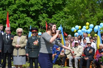 В сквере Партизанской Славы для одесских ветеранов играл оркестр (фото)