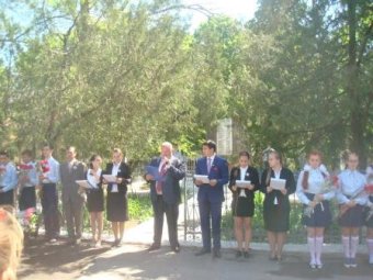 Одесские школьники представили патриотический флешмоб к 70-летию Победы (фото)