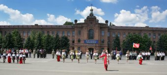 Сегодня прошло торжественное открытие Финала ІІ этапа Всеукраинской детско-юношеской военно-патриотической игры «Сокол»  (фото)