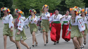 Сегодня прошло торжественное открытие Финала ІІ этапа Всеукраинской детско-юношеской военно-патриотической игры «Сокол»  (фото)