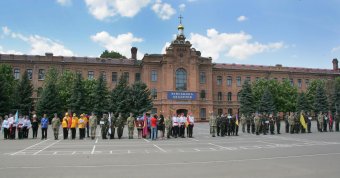 Сегодня прошло торжественное открытие Финала ІІ этапа Всеукраинской детско-юношеской военно-патриотической игры «Сокол»  (фото)