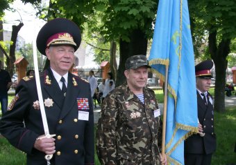 Сегодня прошло торжественное открытие Финала ІІ этапа Всеукраинской детско-юношеской военно-патриотической игры «Сокол»  (фото)