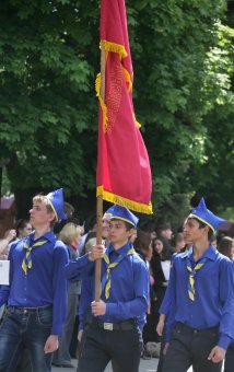 Сегодня прошло торжественное открытие Финала ІІ этапа Всеукраинской детско-юношеской военно-патриотической игры «Сокол»  (фото)