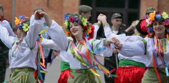 Сегодня прошло торжественное открытие Финала ІІ этапа Всеукраинской детско-юношеской военно-патриотической игры «Сокол»  (фото)