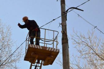 В Одессе регулярно проводится ремонт наружного освещения