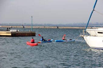 Покатались...Интрига на море