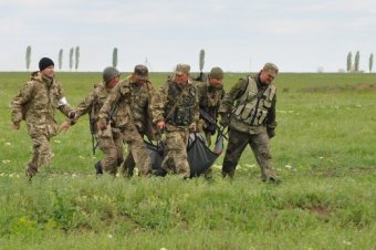 Геннадий Труханов и Сергей Гайдук проинспектировали ход подготовки подразделений морской пехоты украинского флота (фото)