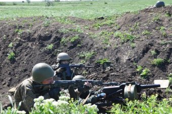 Геннадий Труханов и Сергей Гайдук проинспектировали ход подготовки подразделений морской пехоты украинского флота (фото)