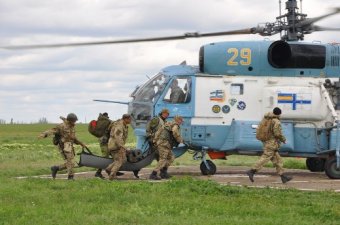 Геннадий Труханов и Сергей Гайдук проинспектировали ход подготовки подразделений морской пехоты украинского флота (фото)