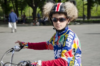 Юные велосипедисты вышли на "Веселые гонки" (фото)