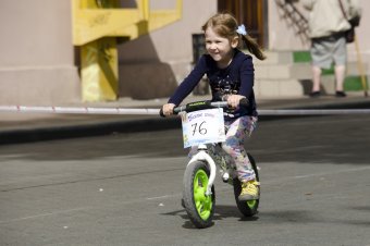 Юные велосипедисты вышли на "Веселые гонки" (фото)