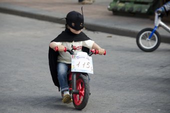 Юные велосипедисты вышли на "Веселые гонки" (фото)