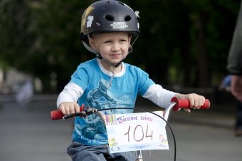 Юные велосипедисты вышли на "Веселые гонки" (фото)
