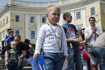 Юные велосипедисты вышли на "Веселые гонки" (фото)