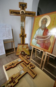 Сегодня в Свято-Архангело-Михайловском женском монастыре состоялся первый выпуск иконописцев (фото)