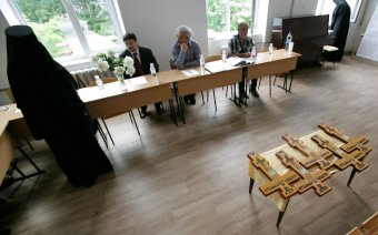 Сегодня в Свято-Архангело-Михайловском женском монастыре состоялся первый выпуск иконописцев (фото)