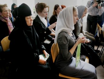Сегодня в Свято-Архангело-Михайловском женском монастыре состоялся первый выпуск иконописцев (фото)