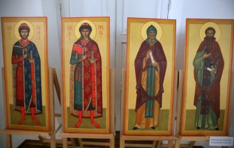 Сегодня в Свято-Архангело-Михайловском женском монастыре состоялся первый выпуск иконописцев (фото)