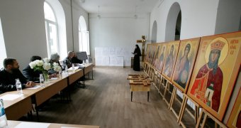 Сегодня в Свято-Архангело-Михайловском женском монастыре состоялся первый выпуск иконописцев (фото)