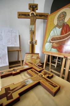Сегодня в Свято-Архангело-Михайловском женском монастыре состоялся первый выпуск иконописцев (фото)