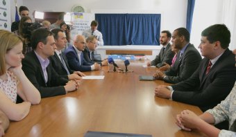 Руководитель проекта USAID «Справедливое правосудие» Дэвид Вон посетил Киевский райсуд Одессы (фото)