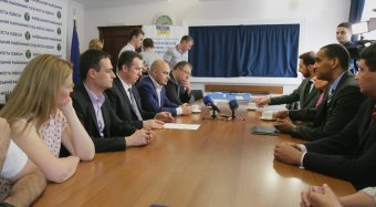 Руководитель проекта USAID «Справедливое правосудие» Дэвид Вон посетил Киевский райсуд Одессы (фото)