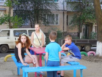 В Суворовском районе появилась ещё одна баскетбольная площадка (фото)