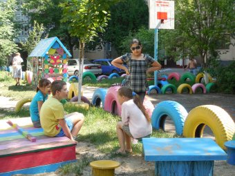 В Суворовском районе появилась ещё одна баскетбольная площадка (фото)