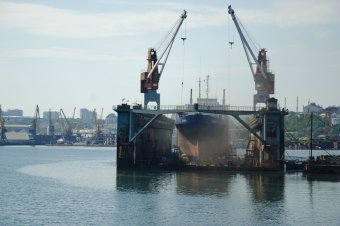 В акватории Одесского порта