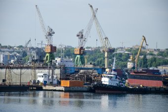 В акватории Одесского порта