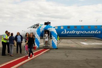 Открыто прямое авиасообщение Днепропетровск-Одесса